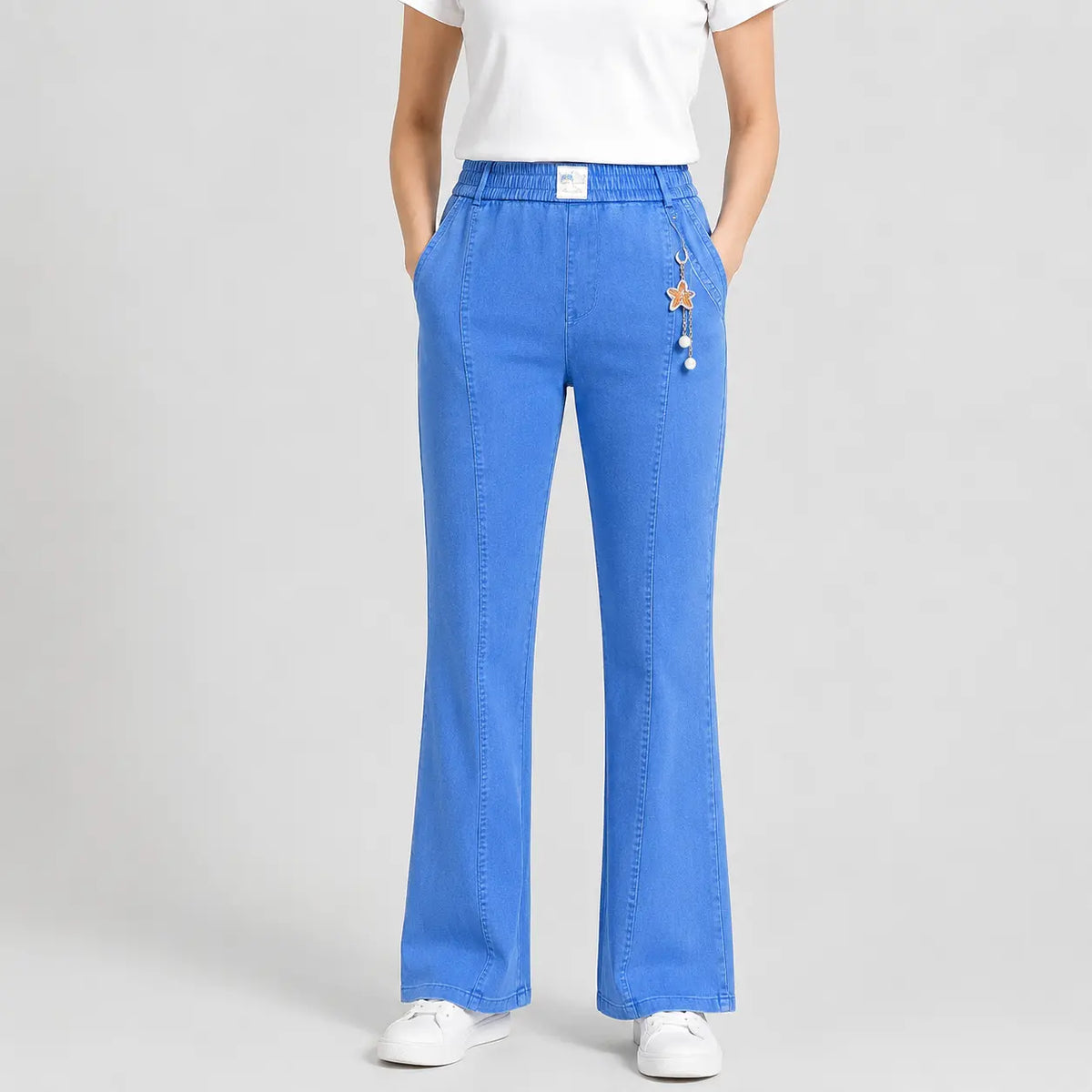 👖【M-4XL】Ženske farmerke visokog struka, rastezljive