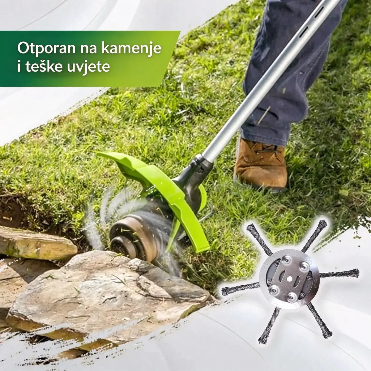 🔥✨【2 komada 52 KM】🔥 Zamjenjiva reznica za kosilicu/trimmer – čelična reznica za košenje trave🌿✂️⚙️