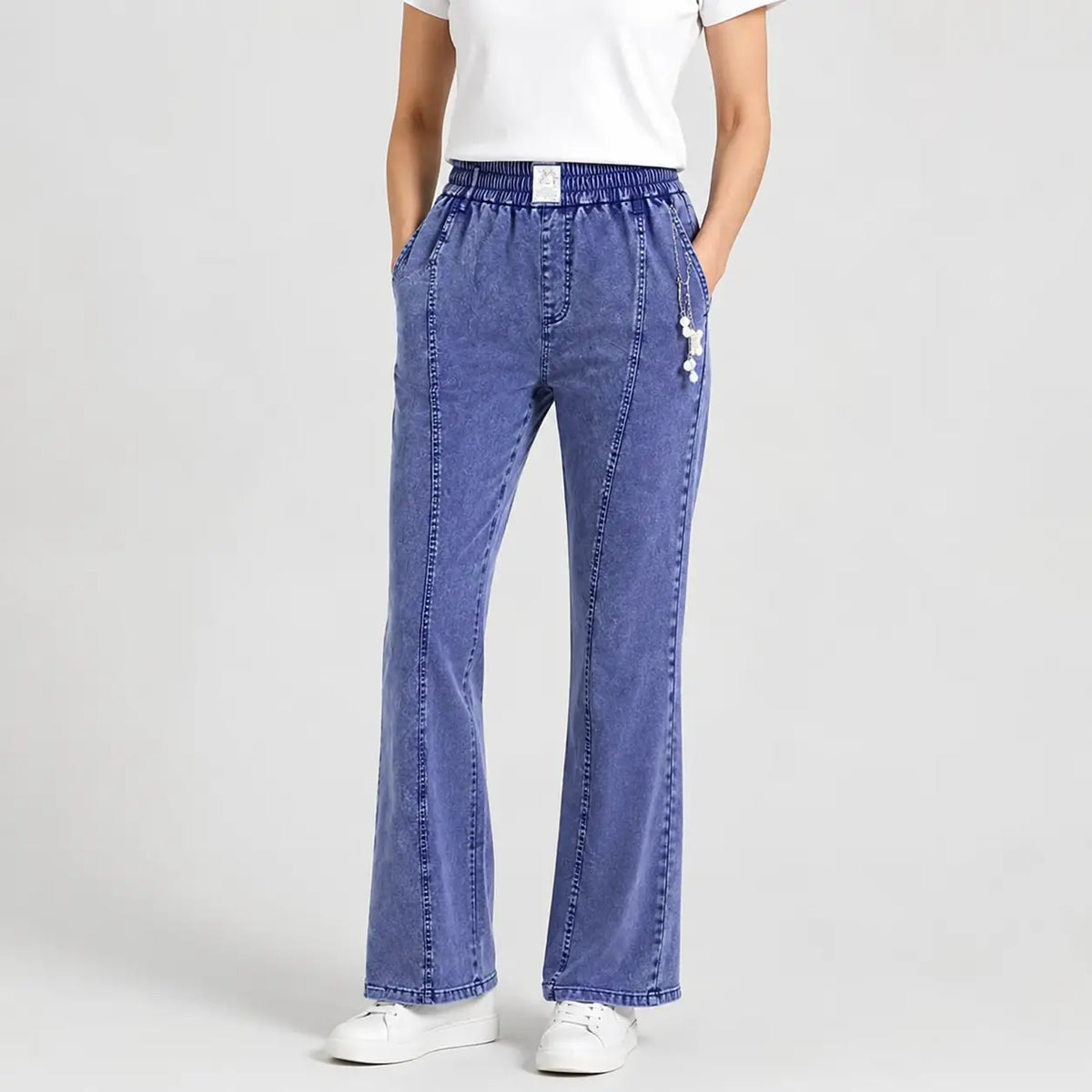 👖【M-4XL】Ženske farmerke visokog struka, rastezljive