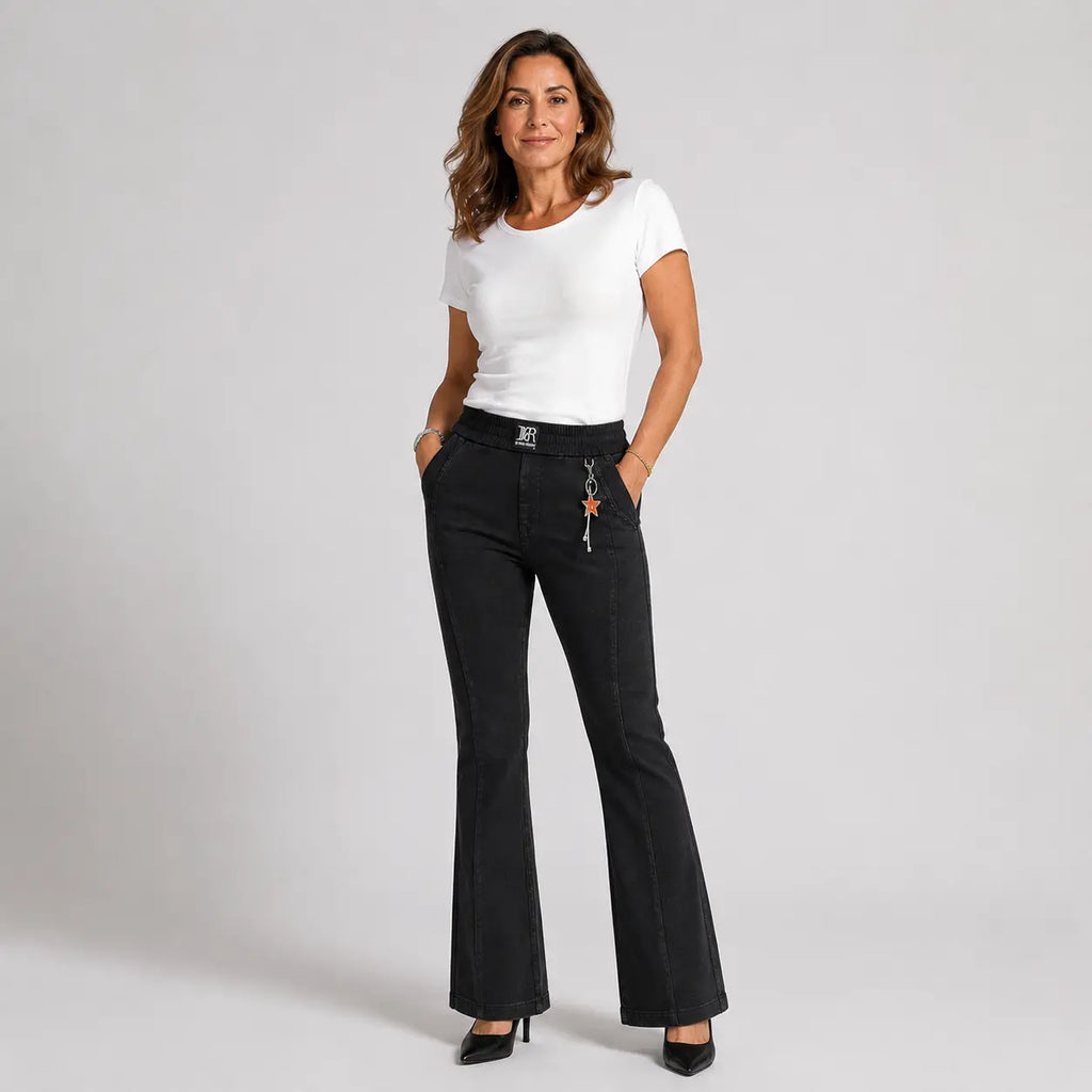 👖【M-4XL】Ženske farmerke visokog struka, rastezljive