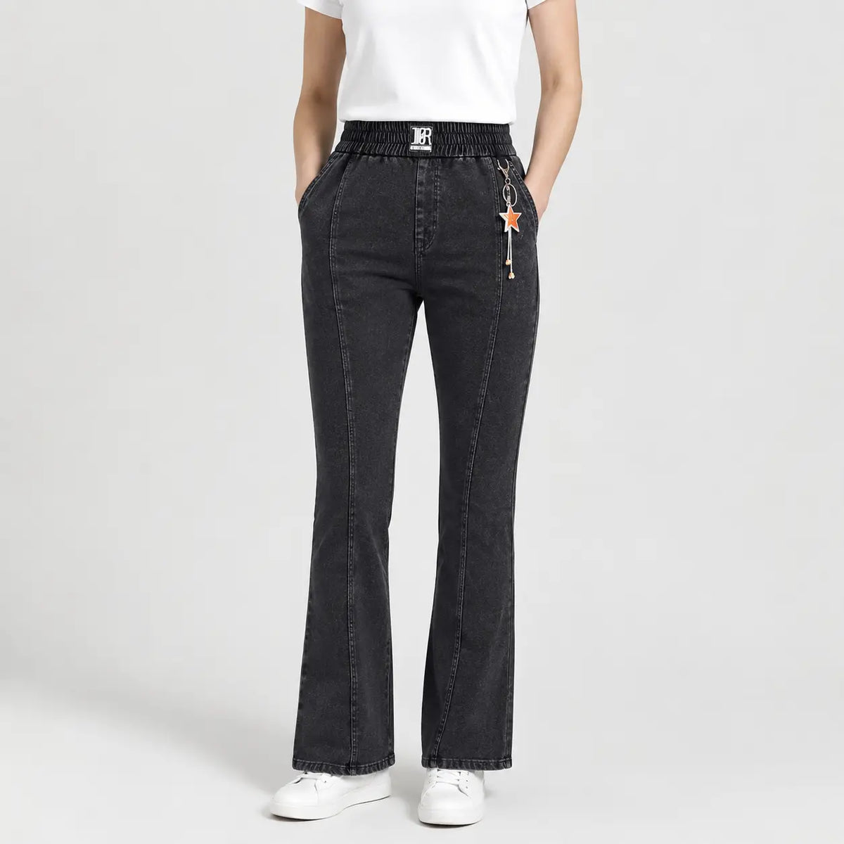 👖【M-4XL】Ženske farmerke visokog struka, rastezljive