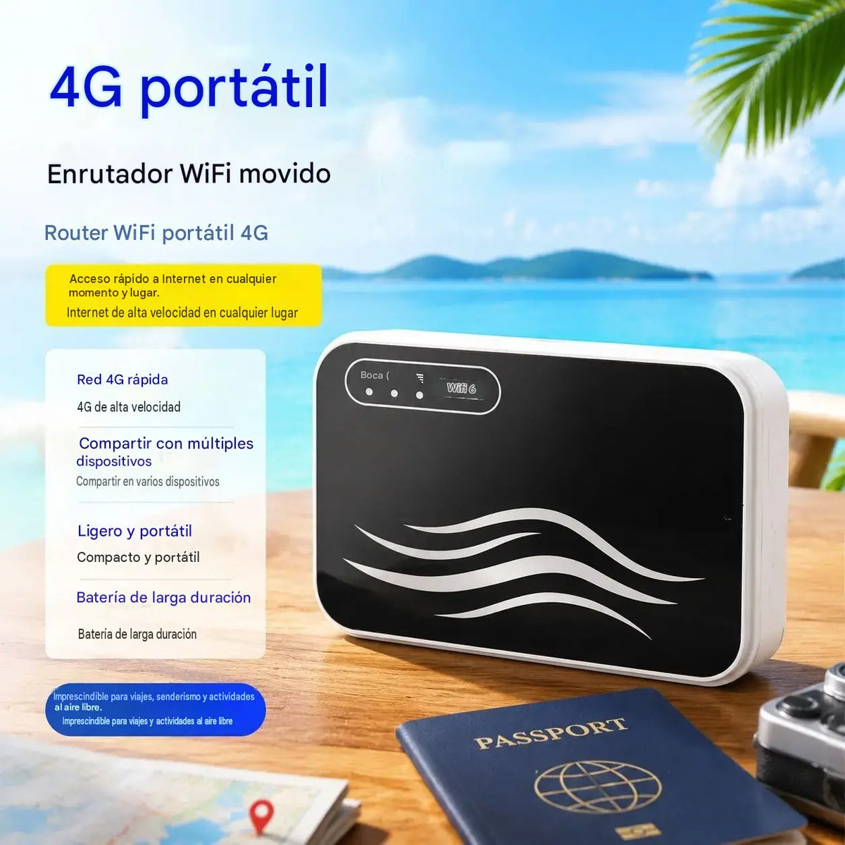 🌍✨ Globalni prenosivi Wi-Fi – bez vize –: pristup internetu bilo gdje, bilo kada.